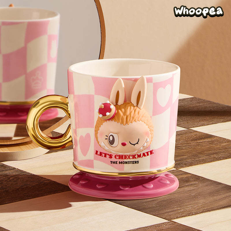 The Monsters Labubu Let's Checkmate Series Mug PINK - Tophatter Daily Deals