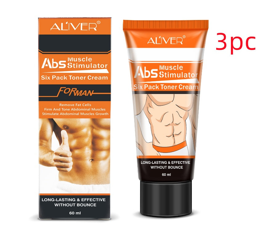 Abdominal Muscle Cream Black 3pcs 0 - Tophatter Daily Deals