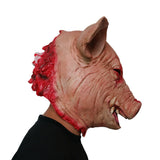 Rotten Pig Head Latex Mask Horror Halloween Cosplay Gore 3D Changing Face Moving Picture Frame - Tophatter Daily Deals
