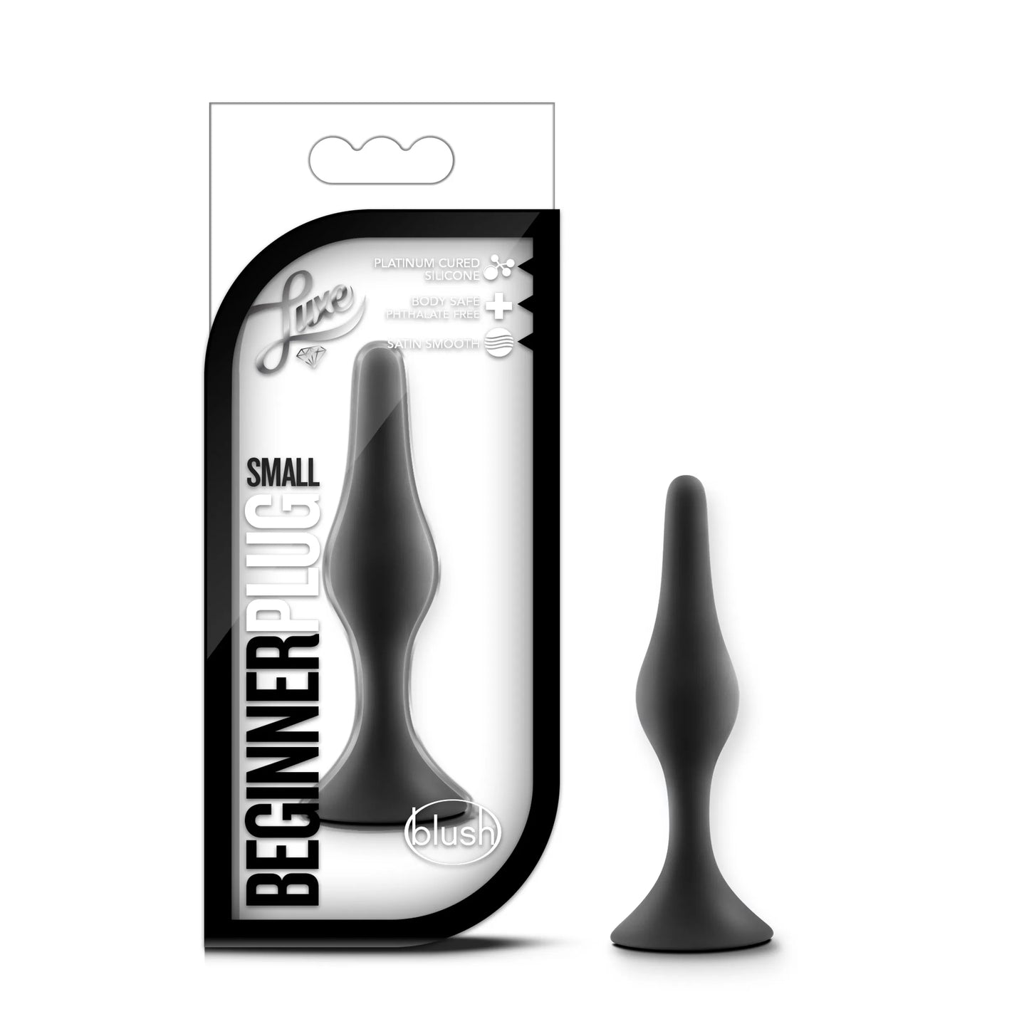 Luxe Beginner Plug Small – Comfortable Tapered Tip Butt Plug > Anal Range > Butt Plugs - Tophatter Daily Deals
