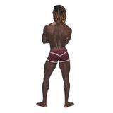 Male Power Sport Mesh Mini Shorts in Burgundy > Clothes > Mens Trunks - Tophatter Daily Deals