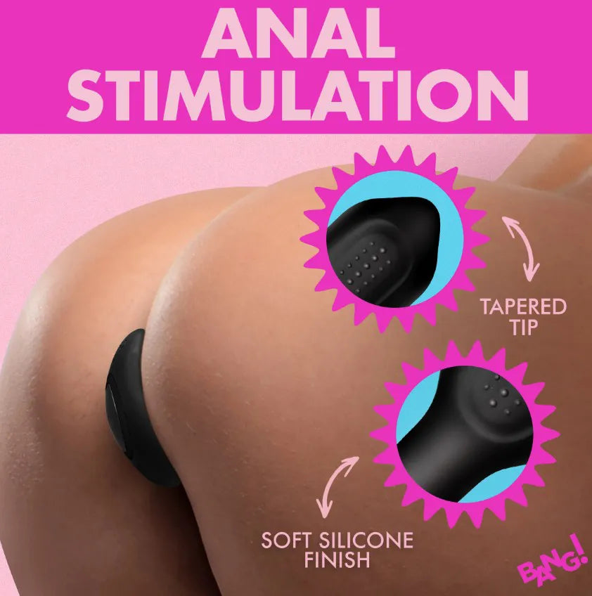Bang! Rechargeable Silicone Butt Plug – Vibrating Anal Toy > Anal Range > Vibrating Butt Plugs - Tophatter Daily Deals
