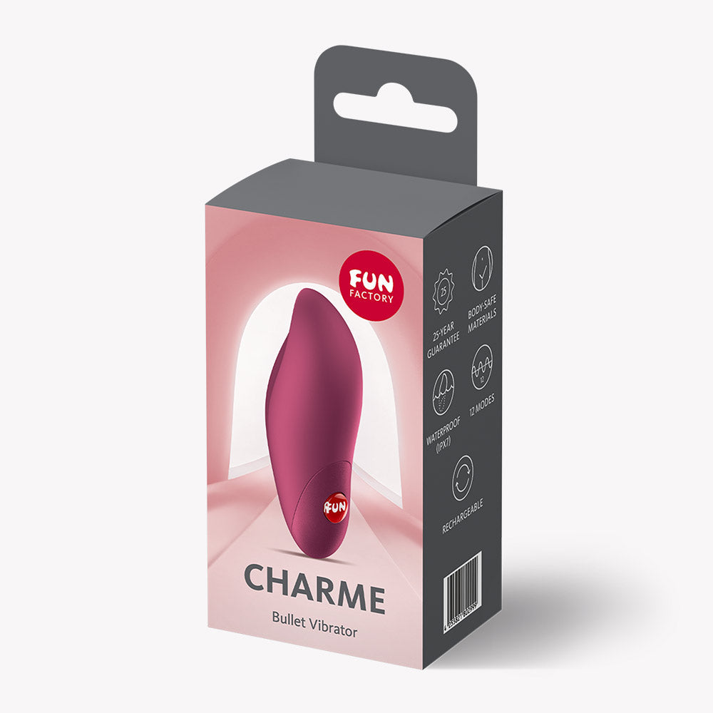 Fun Factory Charme (Wine) – USB-C Rechargeable Silicone Clitoral Stimulator > Sex Toys For Ladies > Clitoral Vibrators and Stimulators - Tophatter Daily Deals