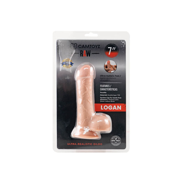 Raw Dildo Ultra Realistic Logan (Light) – 7" Dildo > Dildos > Realistic Dildos - Tophatter Daily Deals