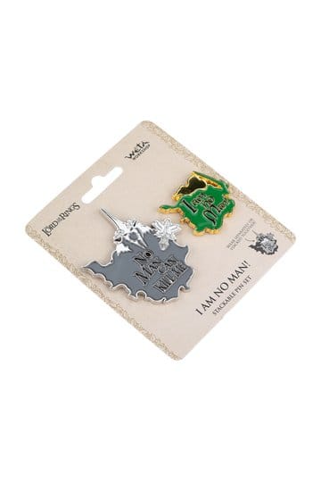 The Lord of the Rings - No Man Can Kill Me & I Am No Man! Collector Pins 2-Pack Pin Set - Tophatter Daily Deals