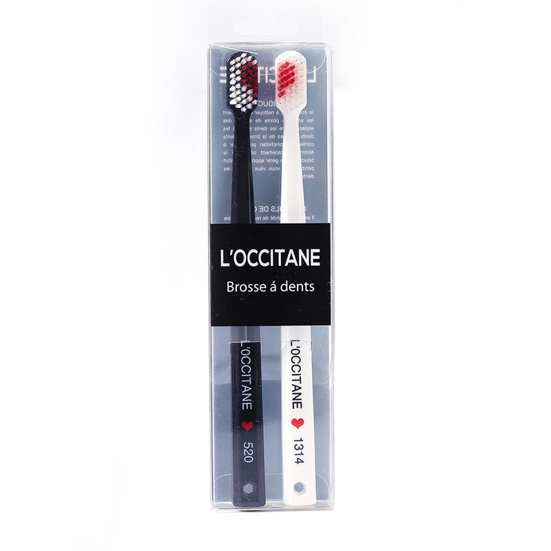 Black And White Couple Toothbrush Combination Two Gift Box Set 0 - Tophatter Daily Deals