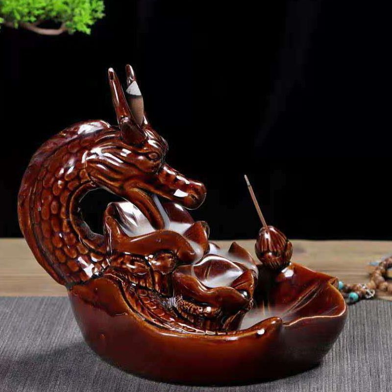 Backflow Incense Burner Creative Leading Furniture Accessories 0 - Tophatter Daily Deals