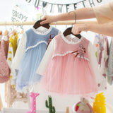 Baby Girl Autumn New Fake Two-piece Princess Gauze Skirt 0 - Tophatter Daily Deals