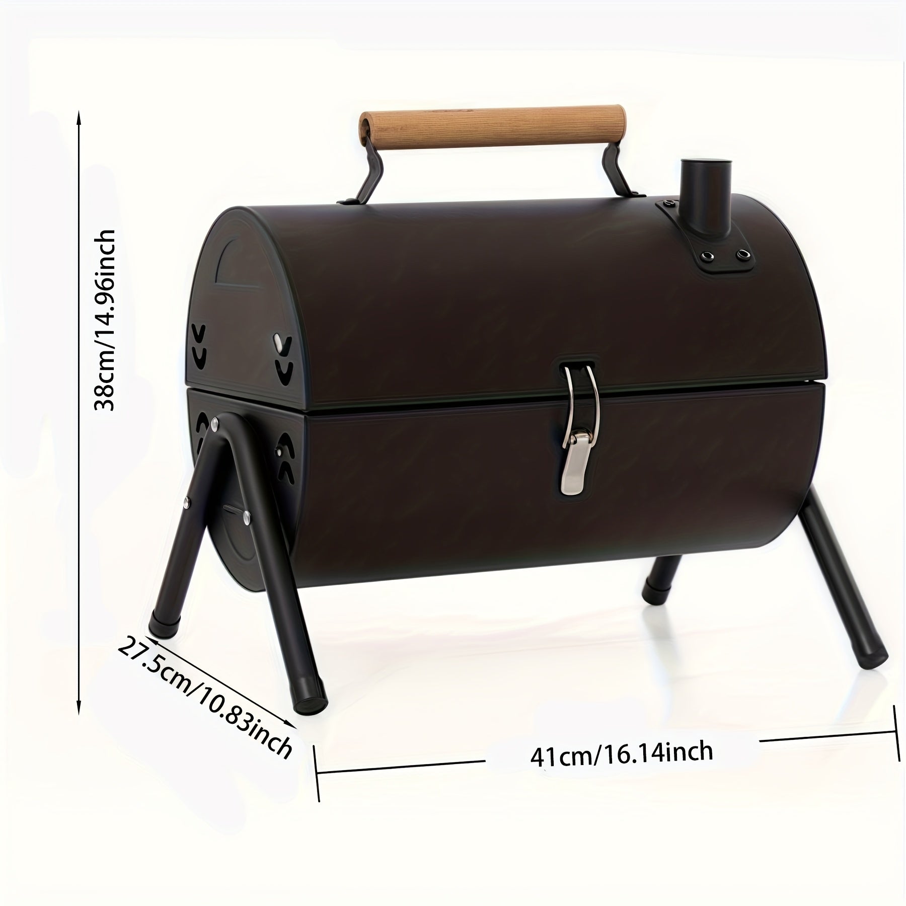Double-Sided Charcoal Grill with Lid Kitchen Appliances - Tophatter Daily Deals