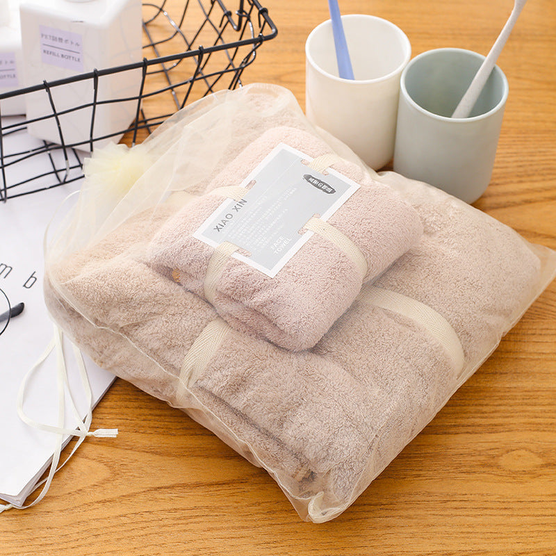Absorbent Bath Towel For Mother And Child 12 Style 70x140 plus 34x74 0 - Tophatter Daily Deals