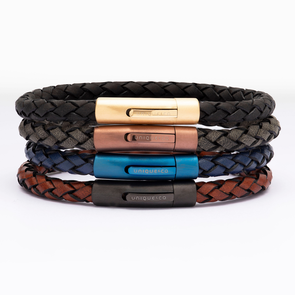 Unique Leather Bracelets Jewllery - Tophatter Daily Deals
