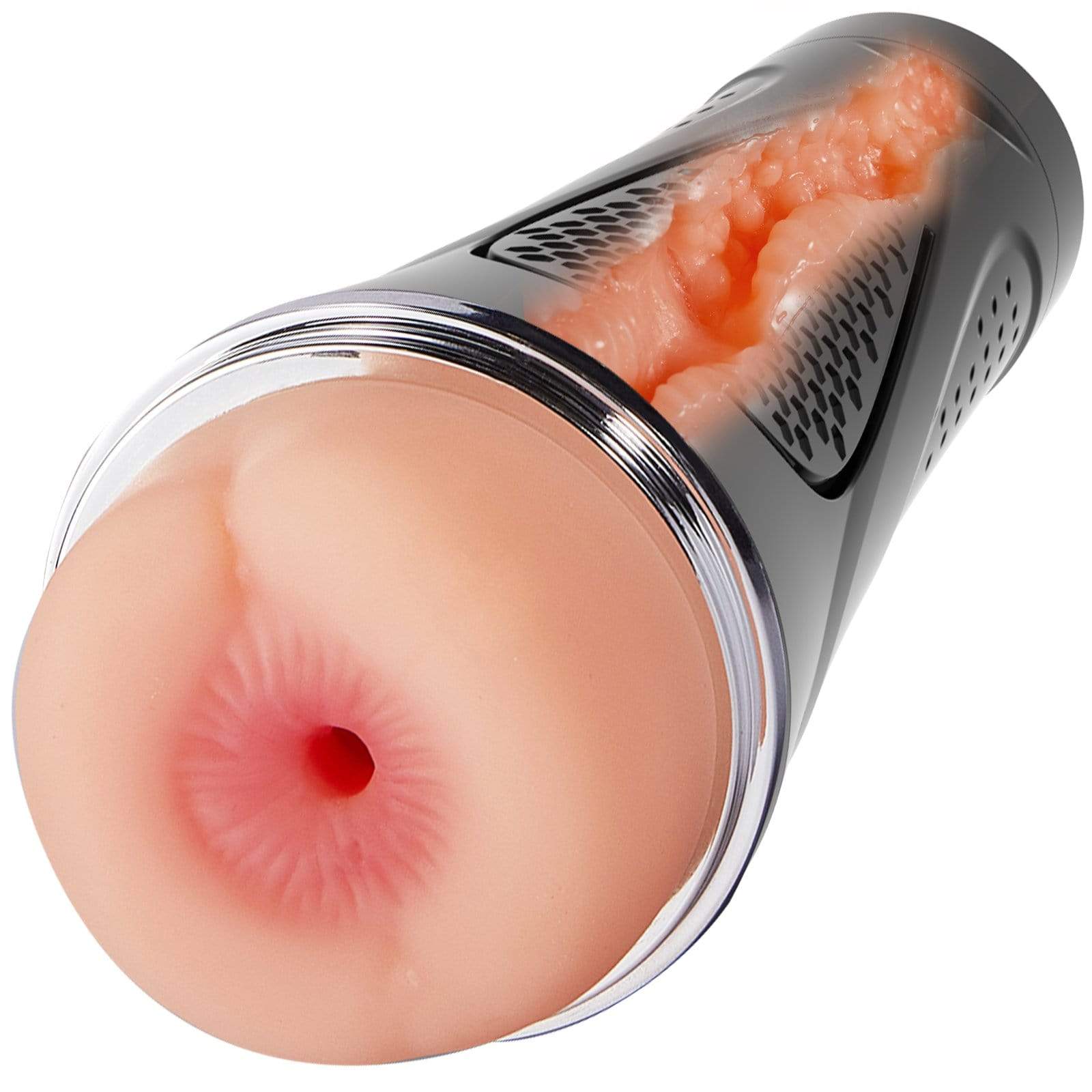 Honeycomb Realistic Asshole Manual Sucking Male Masturbation Cup Black Masturbation Cup - Tophatter Daily Deals