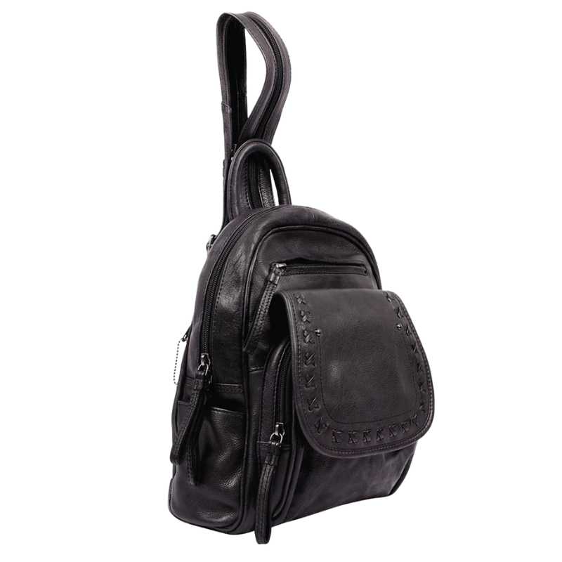 Daisy RFID Leather Concealed Carry Backpack Purse Handgun Purses - Tophatter Daily Deals