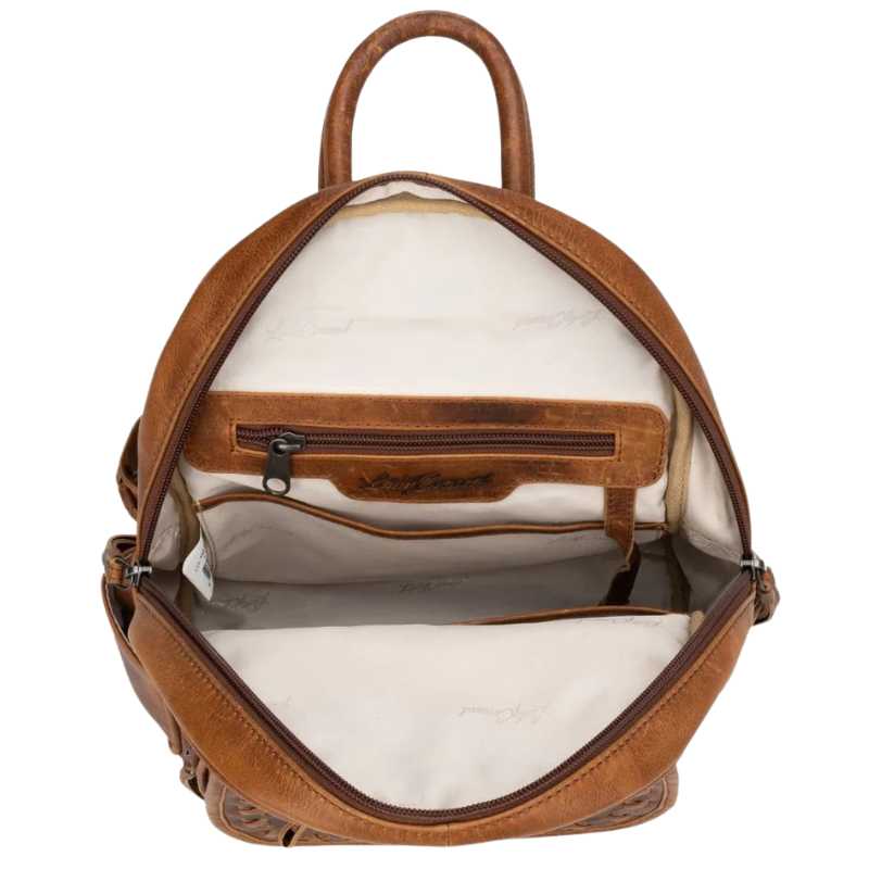 Daisy RFID Leather Concealed Carry Backpack Purse Handgun Purses - Tophatter Daily Deals