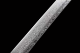 Damascus Samurai Katana [Silver Dragon Fighting Sword] - Tophatter Daily Deals