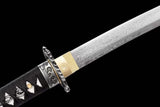 Damascus Samurai Katana [Silver Dragon Fighting Sword] - Tophatter Daily Deals