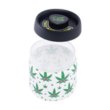 Dank Tank Vacuum Glass Jar | Hemp Leaf Stash Jars - Tophatter Daily Deals