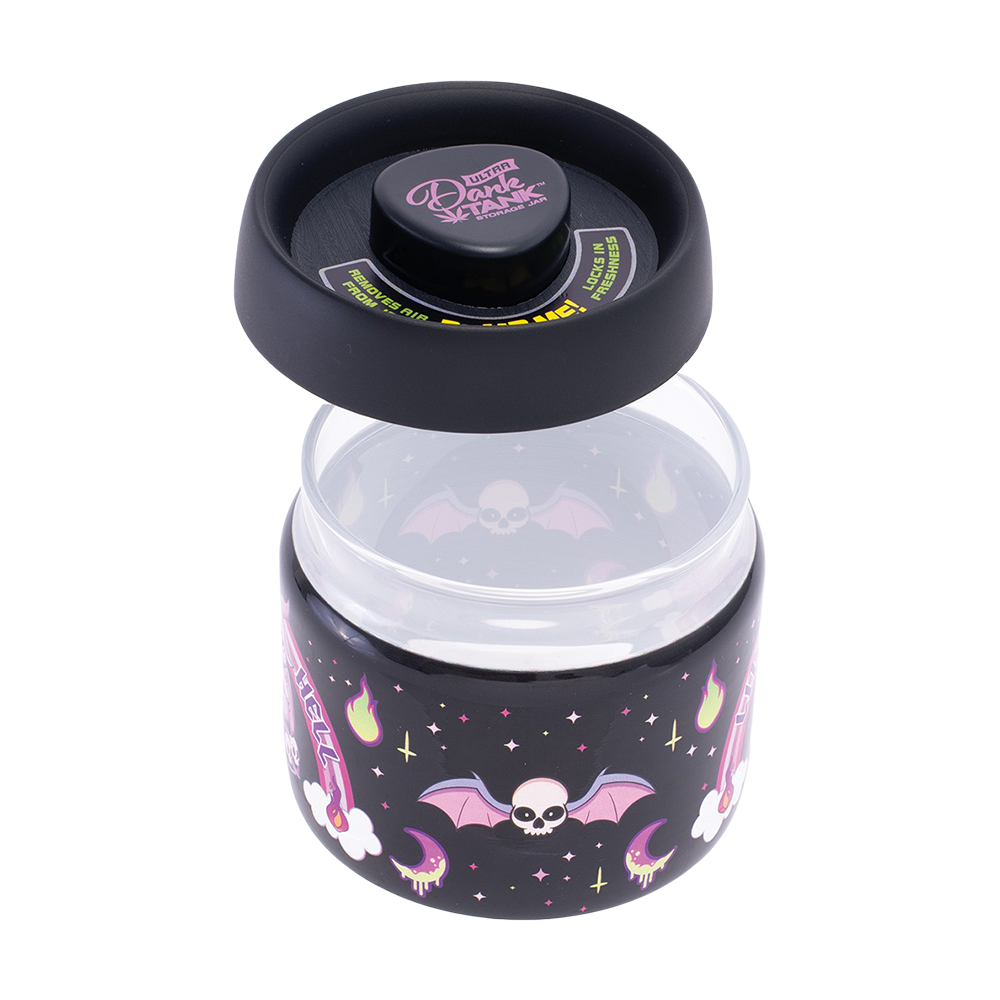 Dank Tank Vacuum Glass Jar | Lit As Hell Stash Jars - Tophatter Daily Deals