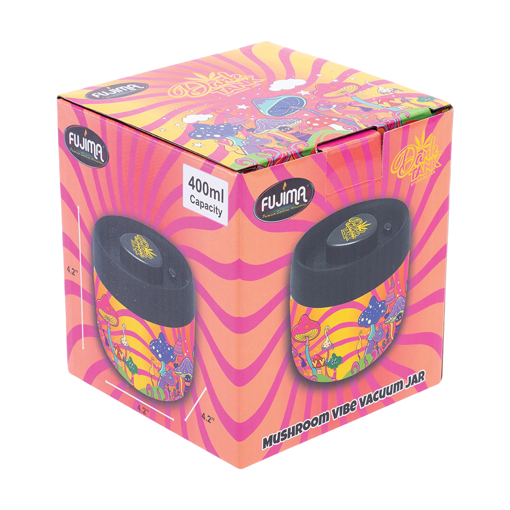 Dank Tank Vacuum Glass Jar | Mushroom Vibe Stash Jars - Tophatter Daily Deals