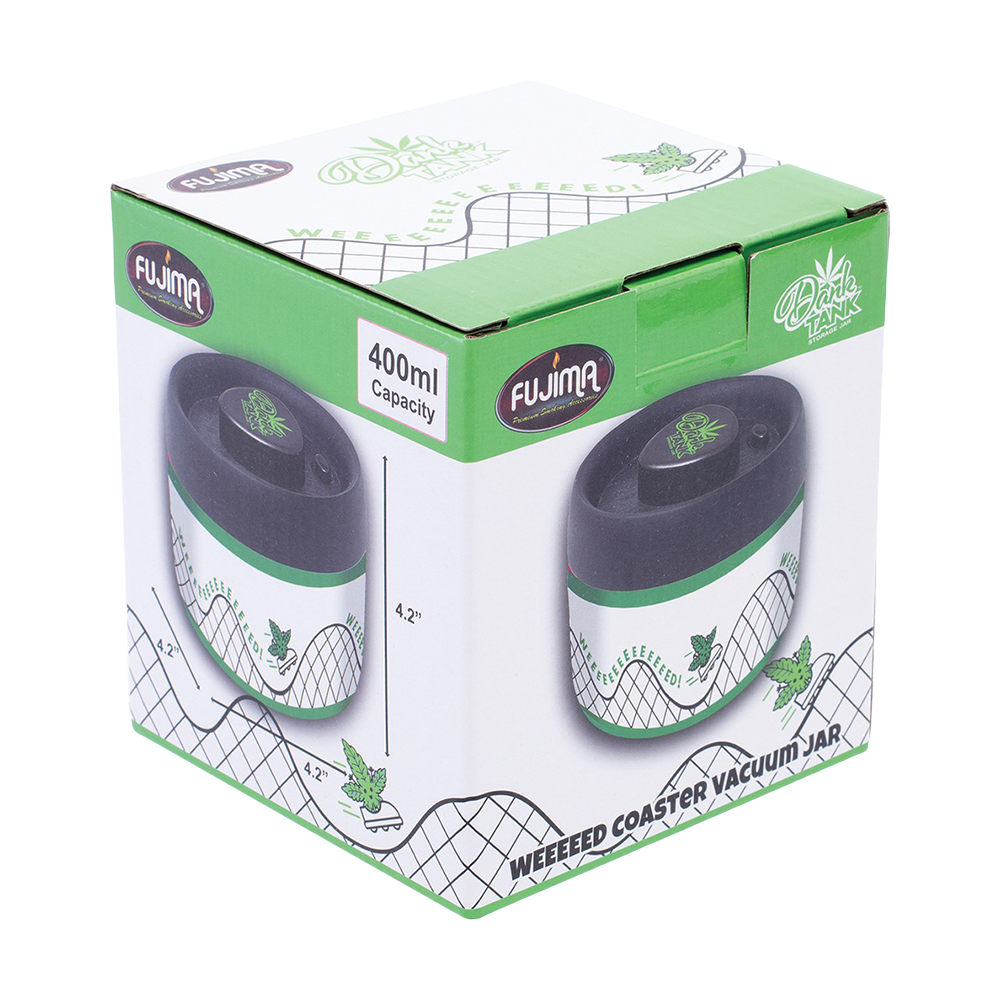 Dank Tank Vacuum Glass Jar | WEEEEED Roller Coaster Stash Jars - Tophatter Daily Deals