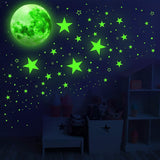 Dark Star Glow and Moon Wall Sticker Toys & Games - Tophatter Daily Deals