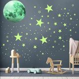 Dark Star Glow and Moon Wall Sticker Toys & Games - Tophatter Daily Deals
