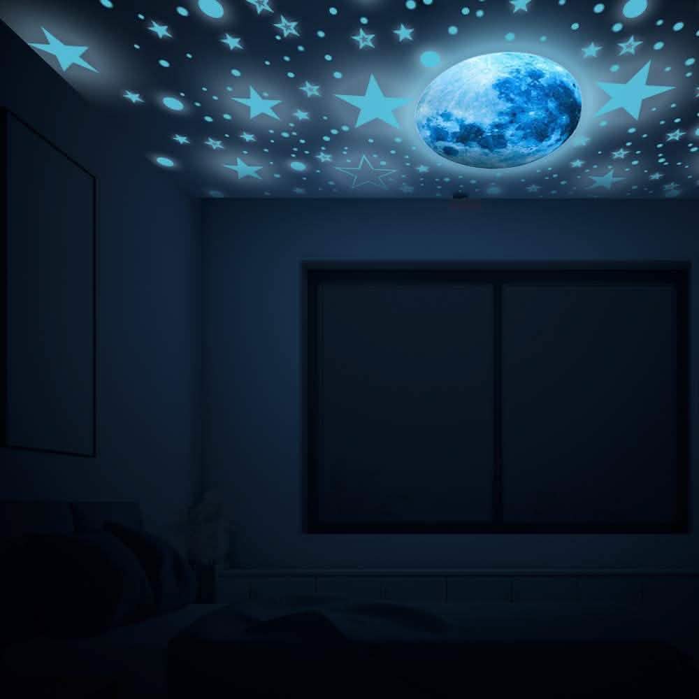 Dark Star Glow and Moon Wall Sticker Toys & Games - Tophatter Daily Deals