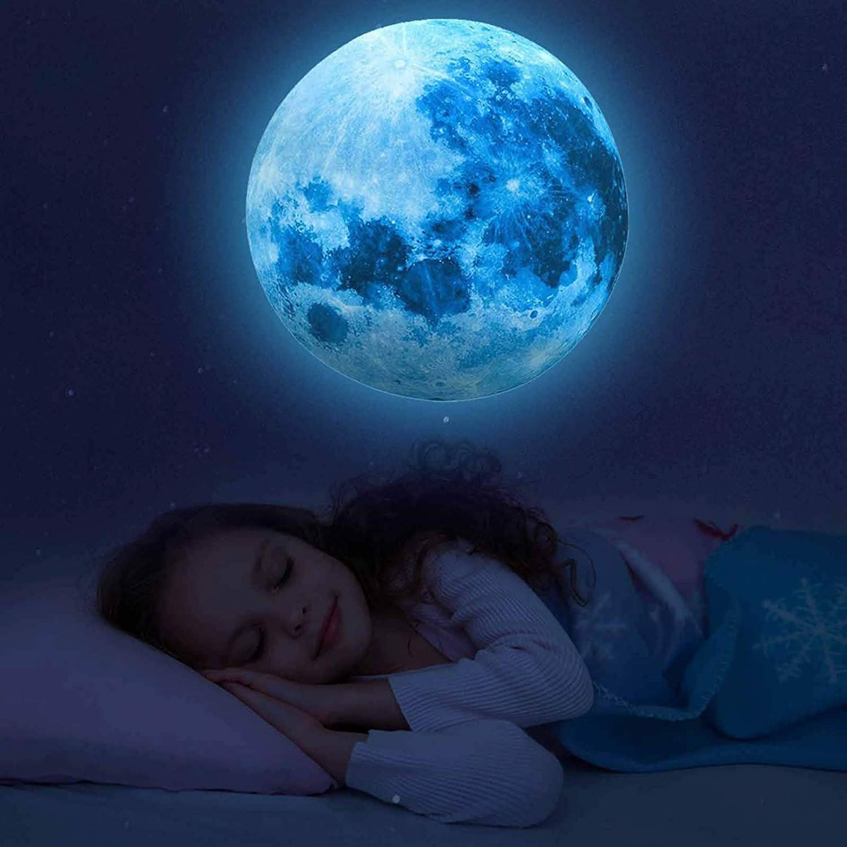 Dark Star Glow and Moon Wall Sticker Toys & Games - Tophatter Daily Deals