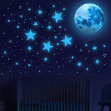 Dark Star Glow and Moon Wall Sticker Toys & Games - Tophatter Daily Deals