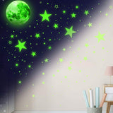 Dark Star Glow and Moon Wall Sticker Toys & Games - Tophatter Daily Deals