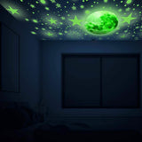 Dark Star Glow and Moon Wall Sticker Toys & Games - Tophatter Daily Deals