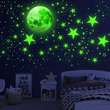 Dark Star Glow and Moon Wall Sticker Green Toys & Games - Tophatter Daily Deals