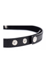 XR Brands - Master Series - Dark Heart Chrome Heart Choker - Black BDSM - Tophatter Daily Deals