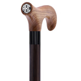 Custom-Engraved Wooden Cane: Choose Color & Personalize - Tophatter Daily Deals