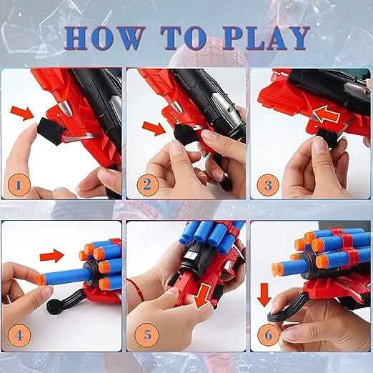 Dart Spider Gloves Web Shooter Toy Set Toys & Games - Tophatter Daily Deals