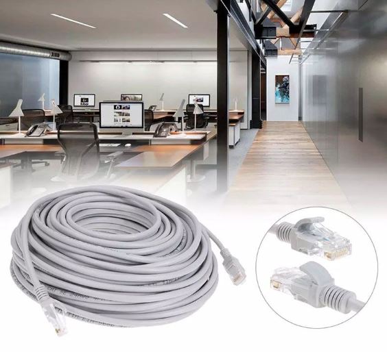 ANDOWL CAT5E-15 PATCH CABLE-15M HIGH SPEED - Tophatter's Army Deals CCTV - Tophatter Daily Deals