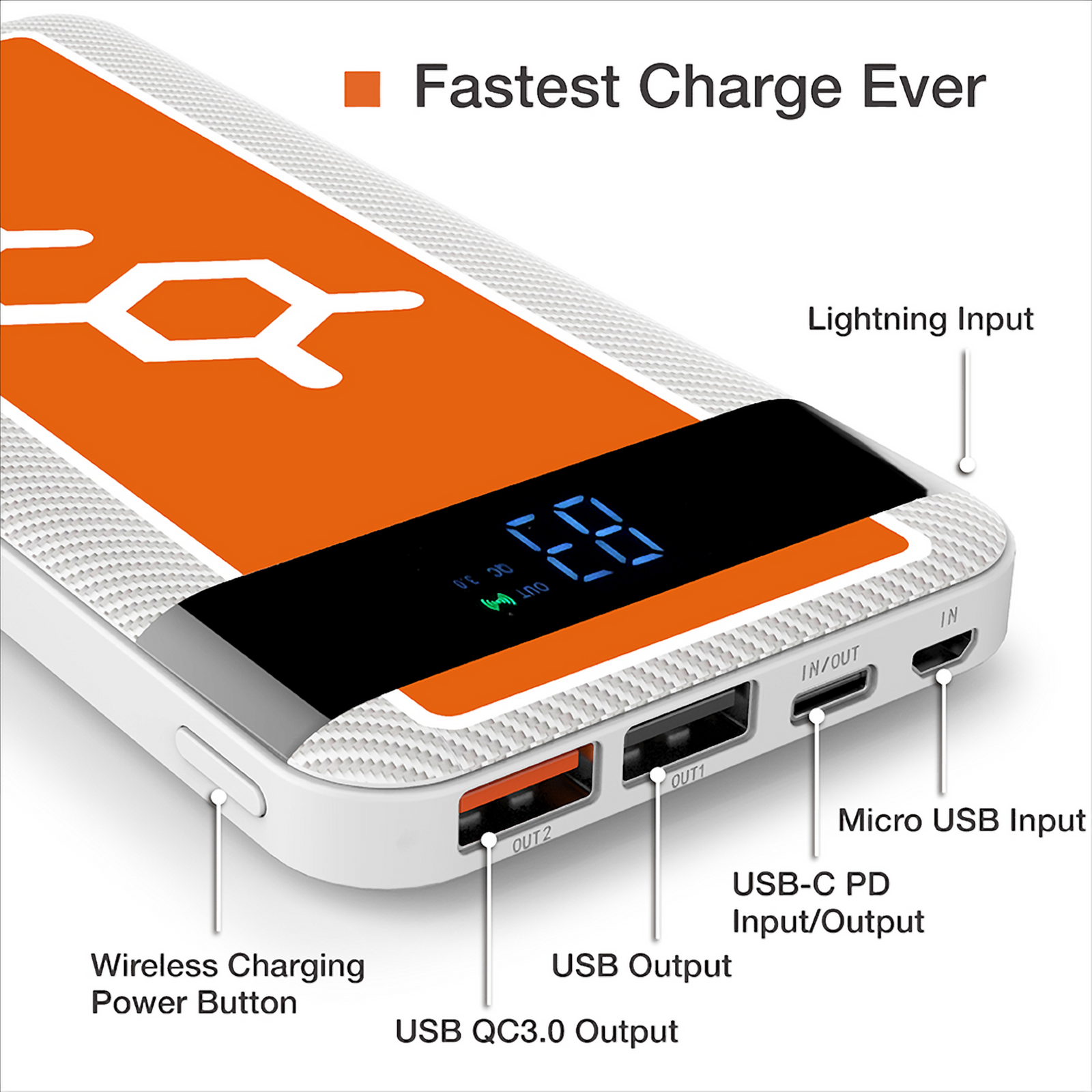 Dausen Wireless Power Bank Charging Electronics - Tophatter Daily Deals