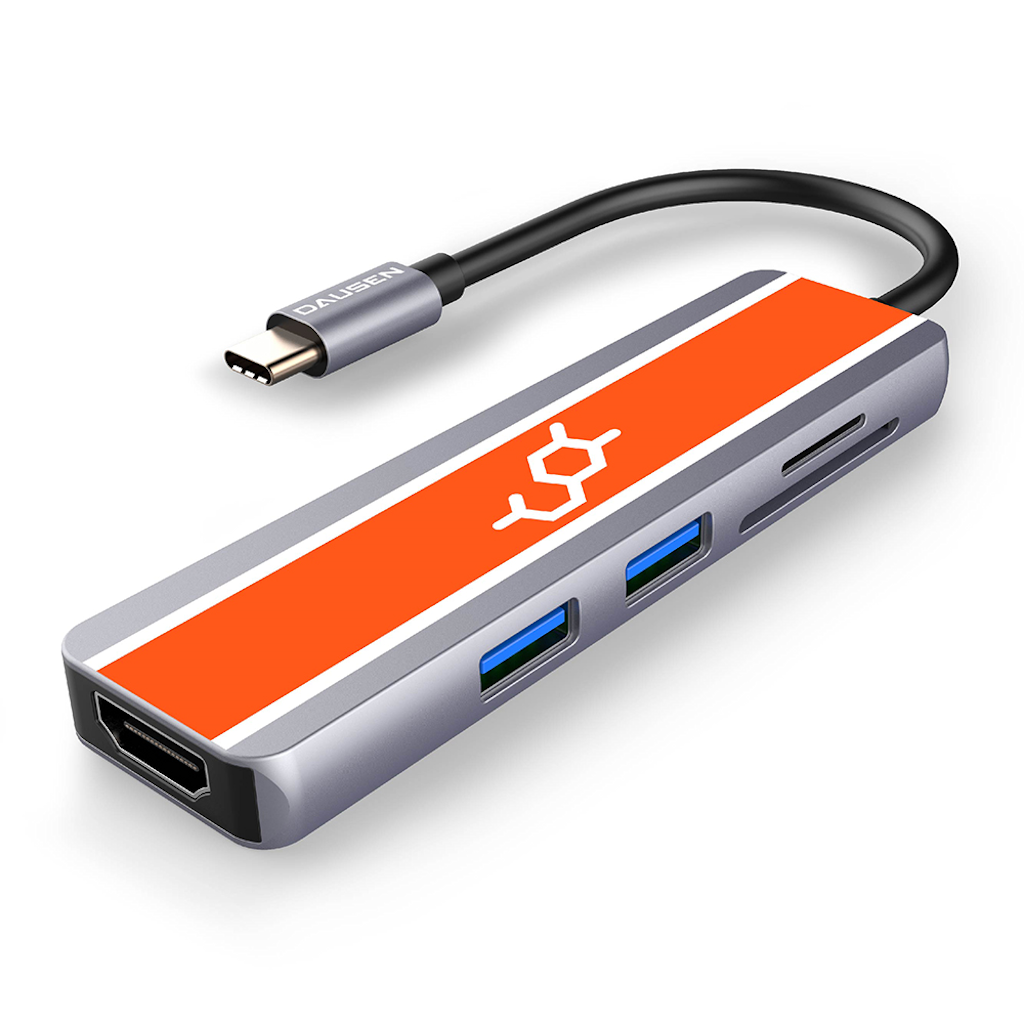 Dausen 5 in 1 USB-C Hub Mobile accesories - Tophatter Daily Deals