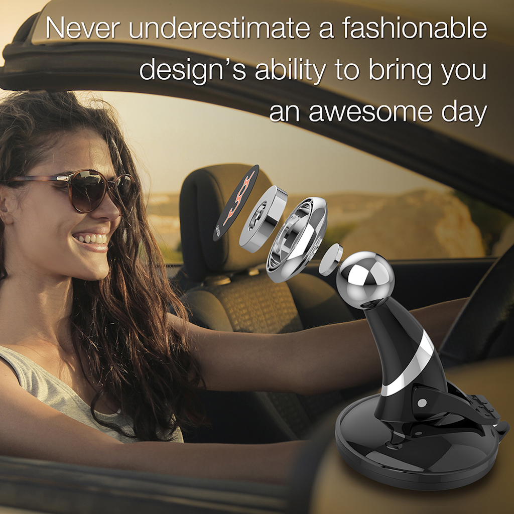 Dausen Magnetic Car Mount Charging Electronics - Tophatter Daily Deals