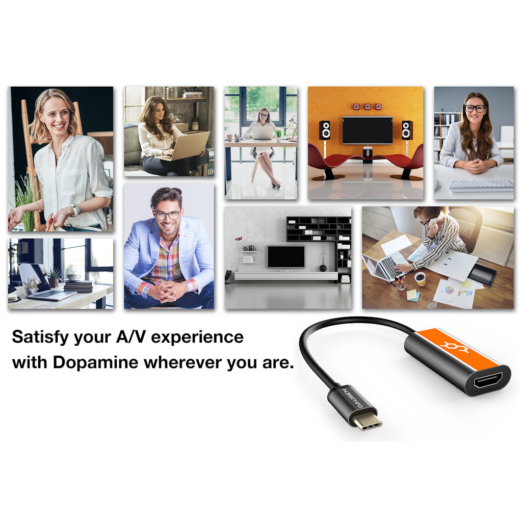 Dausen USB-C to 4K HDMI Adapter Mobile accesories - Tophatter Daily Deals