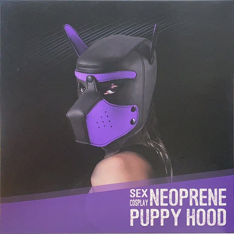 Puppy Play Mask (Black) – Neoprene Rubber > Bondage Gear > Masks - Tophatter Daily Deals