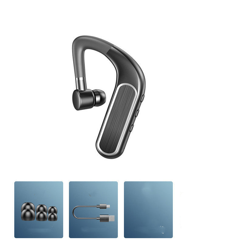 Bluetooth Earphones For Running And Driving Black Single ear 0 - Tophatter Daily Deals