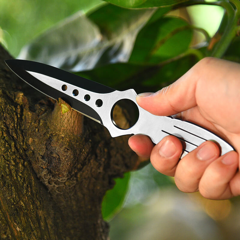 OUTDOOR GAITER SABER CAMPING OPEN BLADE STRAIGHT KNIFE-GS101 KNIVES - Tophatter Daily Deals