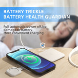 3 In 1 Magnetic Foldable Wireless Charger Charging Station Multi-device Folding Cell Phone Wireless Charger Gadgets 0 - Tophatter Daily Deals