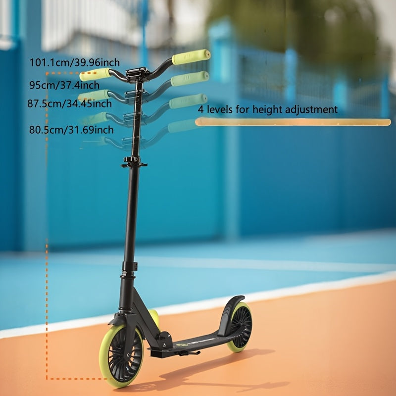 Scooter Foldable with Strap & PU Wheels Riding Scooters - Tophatter Daily Deals