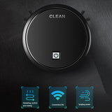 3-in-1 Robot Vacuum Cleaner 1800Pa Multifunctional Smart Floor Cleaner USB Rechargeable Dry Wet Sweeping Vacuum Cleaner 0 - Tophatter Daily Deals