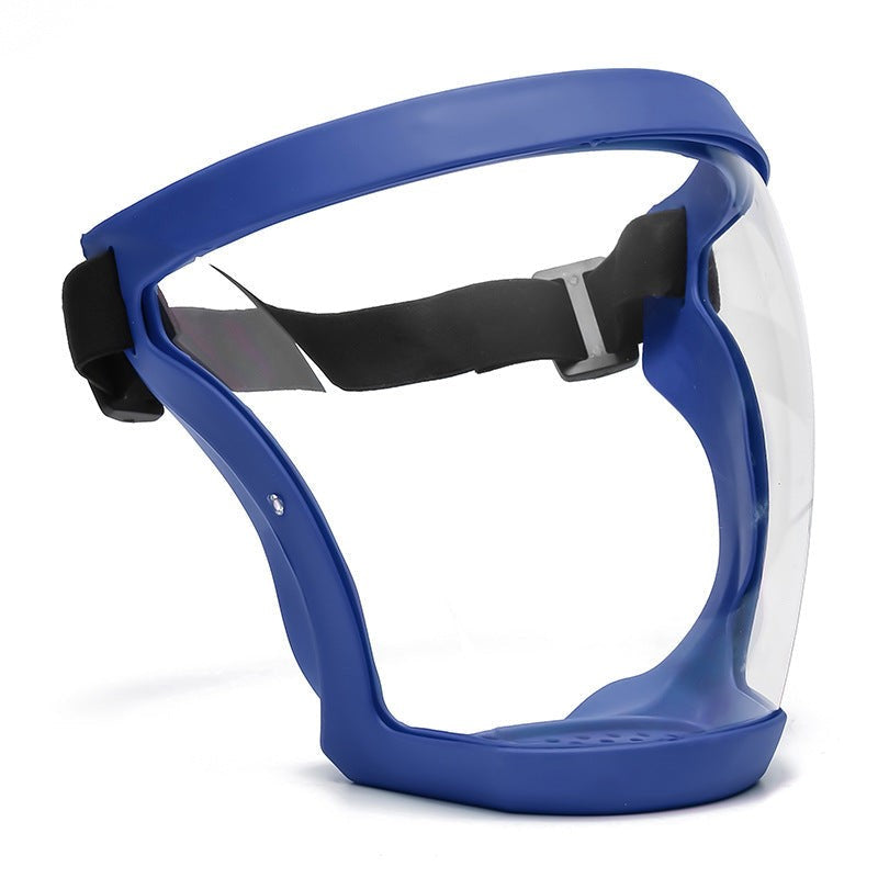 Face Shield Anti Fog Waterproof Protective Visor Silicone Blue - Tophatter Daily Deals