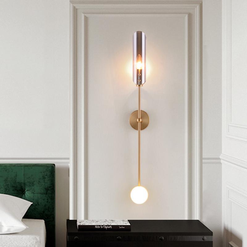 Bedside Lamp Art Personality Wall Lamp Bedroom 0 - Tophatter Daily Deals