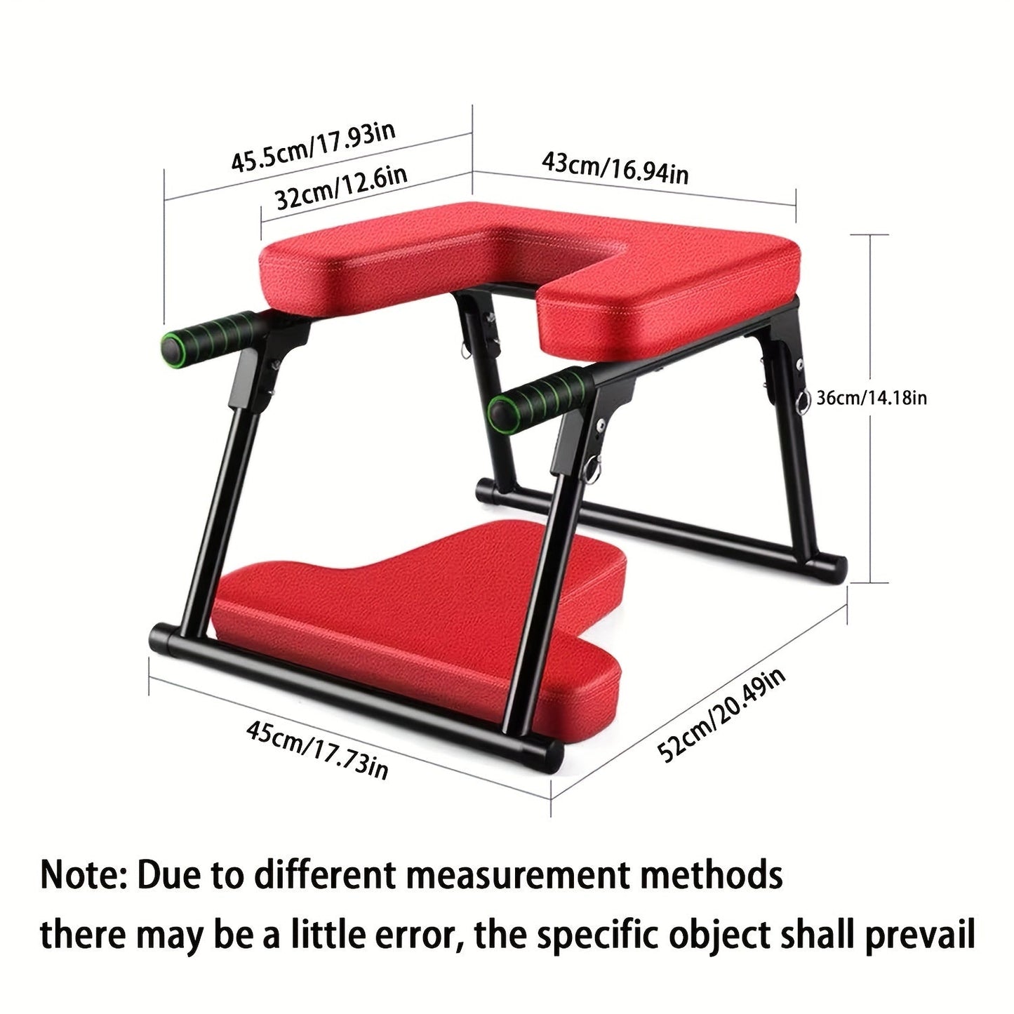 PU Easy-Fold Yoga Inversion Bench Home Fitness Sports & Fitness > Exercise, Gym & Fitness > Yoga & Pilates - Tophatter Daily Deals