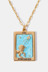 Tarot Card Pendant Copper Necklace Necklaces - Tophatter Daily Deals
